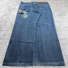 Baggy Wide Leg Y2K 2000 s Loose Fit Embroidered Skater Phat Farm Denim Jeans