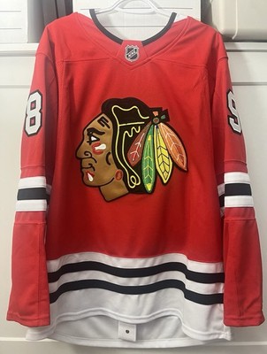 NWOT Fanatics Premium Chicago Blackhawks Connor Bedard Home Jersey 52 Large