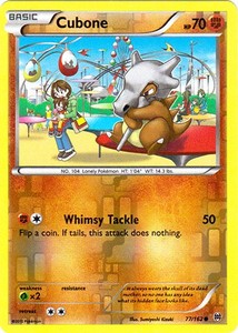 Cubone 77/162 Common Reverse Holo XY BREAKthrough Pokemon TCG