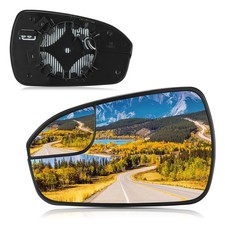 BDFHYK Driver Side Heated Mirror Glass Compatible with Fusion 2013-2020 Blind S