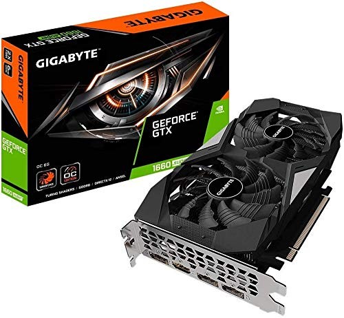 GIGABYTE GeForce GTX1660 箱付き GIGABYTE GeForce GTX 1660 SUPER OC GDDR6 Graphics Card - 6GB