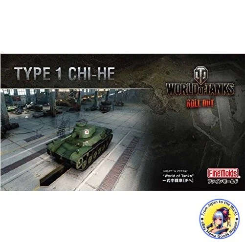 FINE MOLD 1/35 World of Tanks Tipo 97 Chi-Ha Kit Modelo Plástico Foto 2 de 2