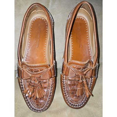 Johnston & Murphy Men's Leather Tassel Loafers  Size 8M