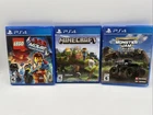 PlayStation 4 Games 3 Pack LEGO Movie Minecraft Monster Jam PS4