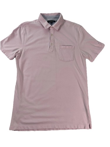 Banana Republic Mens Performance Knit Collar Polo Short Sleeve Shirt Sz Medium M