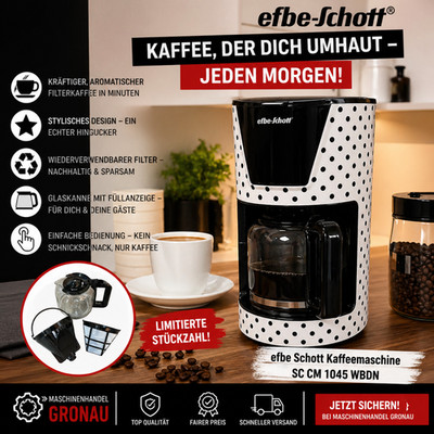 Efbe-Schott TKG Kaffeemaschine SC CM 1045 WBD N