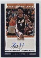 2019-20 Panini NBA Hoops Great SIGnificance Tyrone Wallace #GS-TWL Auto 1d4