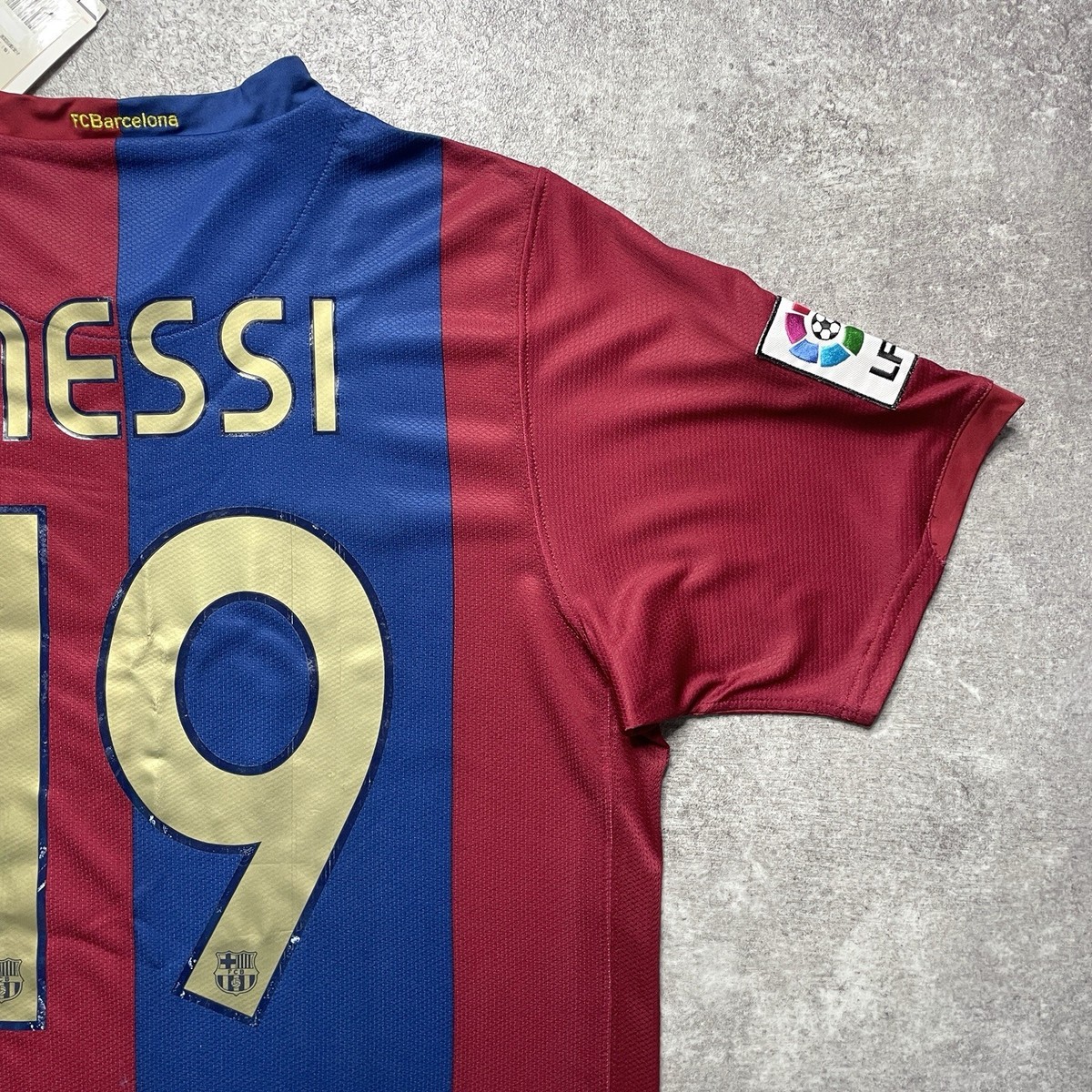 BNWT 06-07 NIKE FC Barcelona home shirt Lionel Messi #19】 | eBay