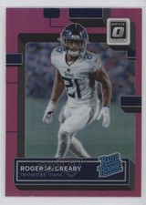 2022 Panini Donruss Optic Rated Rookie Pink Prizm Roger McCreary #259 rp9