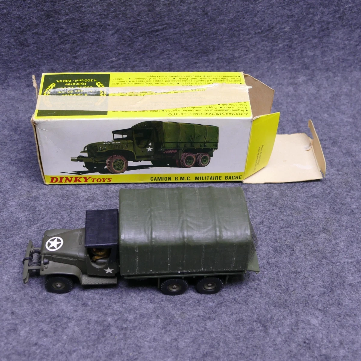 DINKY TOYS, Camión GMC Baché Americano Militar Top Versión N2