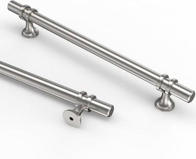 Asidrama 10 Pack 7 Inch(177mm) Brushed Satin Nickel Kitchen Cabinet Handles New