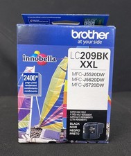 Brother Genuine LC209BK XXL Super High Yield Black Ink Cartridge - 11/2023