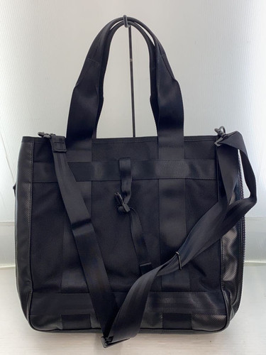 Yoshida Tote Bag HEAT 2 Way Black Plain Used - Picture 2 of 4