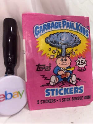 #ad #ad 1985 Topps GPK Garbage Pail Kids Series 1 Empty Wax Pack Wrapper AA140 $12.77