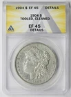 1904 Morgan Dollar $1 XF EF 45 Details Tooled, Cleaned ANACS