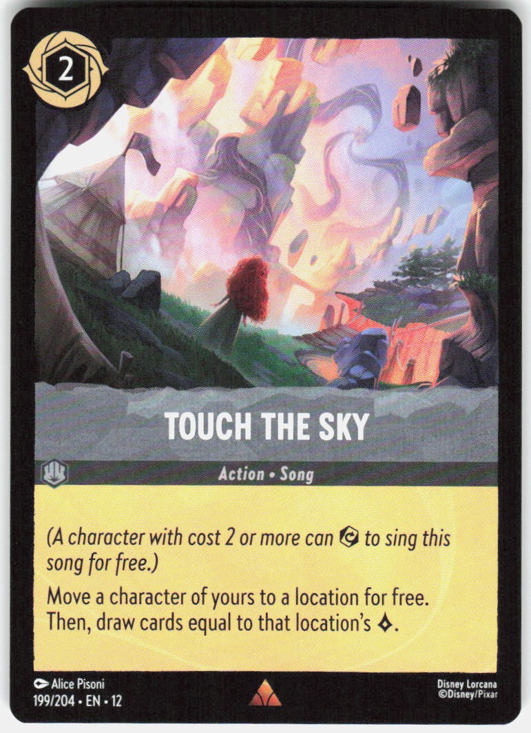 Touch the Sky 199/204 Wilds Unknown Disney Lorcana
