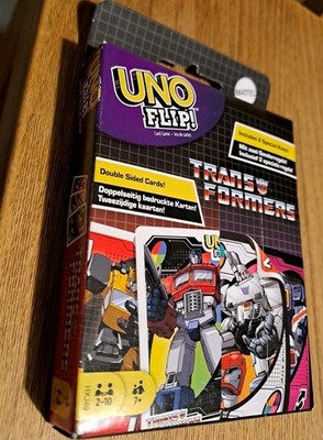 UNO Flip! Transformers - Mattel HXJ49 - (Spielzeug / Gesellschaftsspiel) Neu