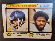 1979 Topps - League Leaders Earl Campbell, Walter Payton #3 (RC)