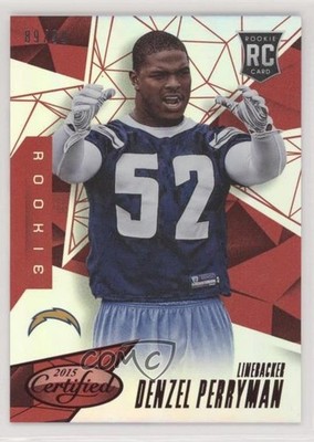 2015 Certified Rookies Mirror Red 89/99 Denzel Perryman #138 Rookie RC 3p5