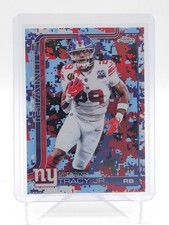 TYRONE TRACY JR 2025 TOPPS CHROME TEAM CAMO REFRACTOR ROOKIE #228 GIANTS Q5692