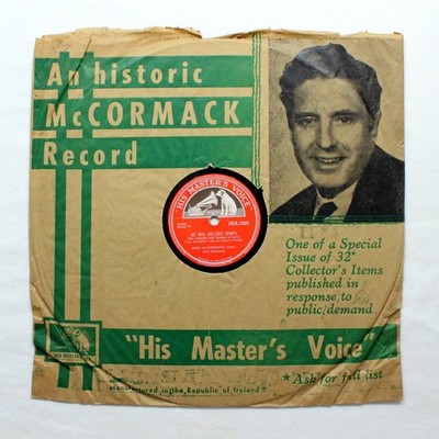 JOHN McCORMACK ''La Traviata - De miei bollenti spiriti'' (E+) 12'' HMV IRX-1001