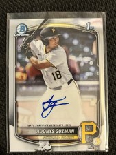2025 BOWMAN CHROME DRAFT ADONYS GUZMAN AUTO AUTOGRAPH 1ST BOWMAN #CPA-AG