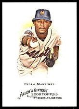 Pedro Martinez 2008 Topps Allen & Ginter #37 Mets MLB READ FREE SHIPPING