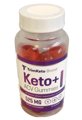 TRIMKETO BOOST Keto + ACV Weight Management Support~ 525 MG Gummies (Exp. 12/26)