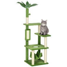 PawHut 56 Cat Tree for Indoor Cats with Hammock, Cat Tower with Scratching