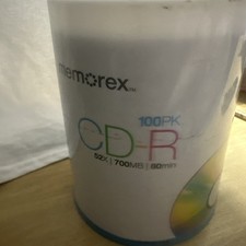 Memorex CD-R Digital Media 52X 700mb 80Min 100 Pack New Factory Sealed
