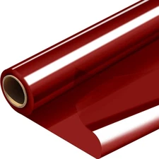 16"x100' Red Cellophane Wrap Roll 3 Mil Thick for Gift Basket Goodie Wrapping