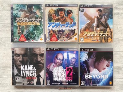 SONY PS3 Uncharted &  Kane & Lynch: Dead Men & 2 & Beyond set from Japan