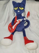 Pete the Cat Stuffed Animal Plush with Guitar Large 20" by Jay Franco
