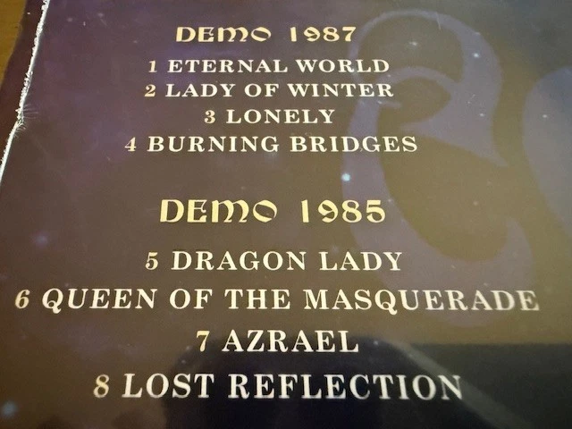 CRIMSON GLORY - TRANSCENDING INTO GLORY (DEMOS/RARITIES 85/89) L IM. CD MIDNIGHT - Image 3 of 4