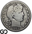1913 Barber Half Dollar