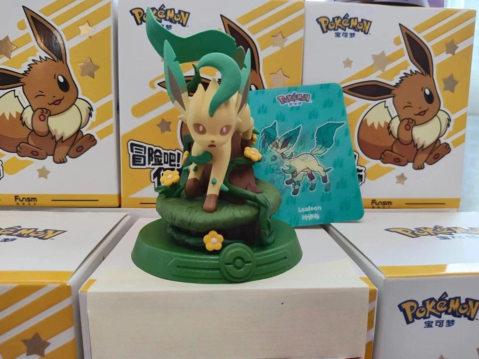 Funismo Pokémon Oficial Leafeon Evolution Aventura Confirmado Nueva Caja US STOCK Foto 2 de 4
