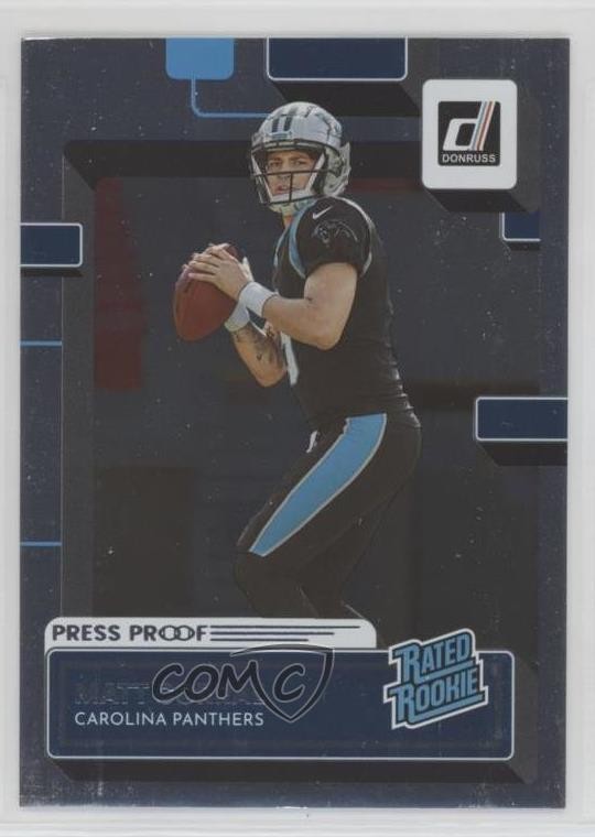2022 Panini Donruss Press Proof Silver 59/100 Matt Corral #302 Rookie RC
