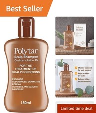 Soothe Irritated Scalps with Polytar Shampoo 150ml - Treat Psoriasis & Eczema