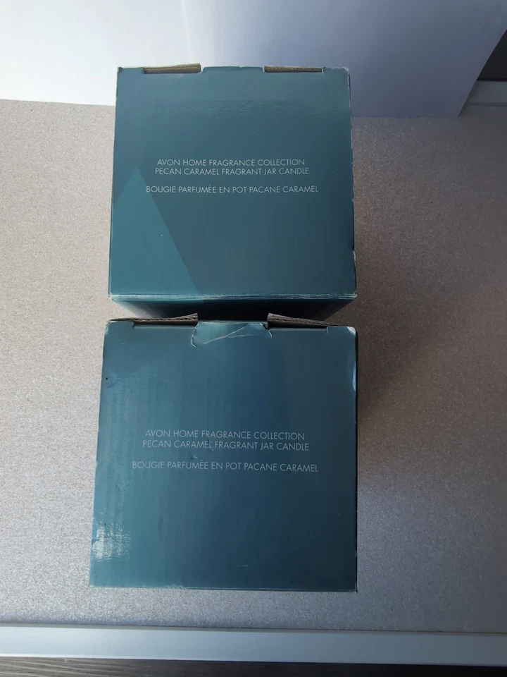 Avon Home Fragrance Collection Fall Pecan Caramel Fragrant Jar Candle Set of Two - Image 4 of 4