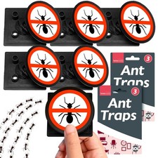 3-12PK Ant Trap Bait Stop Ants Killer Nest Station Insect Glue Outdoor Indoor