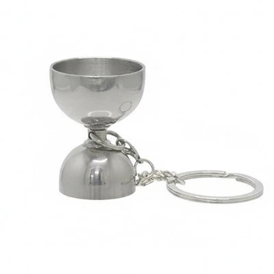 Mini Doseur Porte-clés En Acier Inoxydable 304, Doseur Portable Idéal Pour Les - Photo 1/4