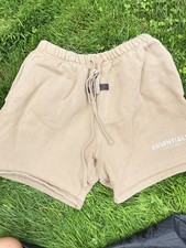 Fear of God Essentials Tan Athletic Shorts Womens