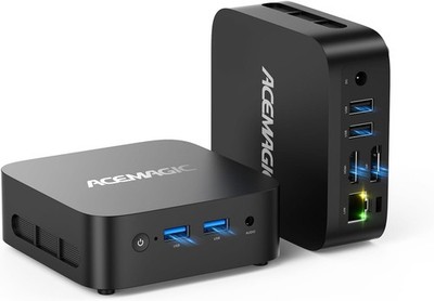 ACEMAGIC Vista V1 Mini PC 11 Pro, 16GB DDR4 RAM 512GB M.2 SSD, 12th Alder... 
