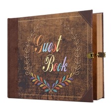 124 Pages Wedding Guest Book Guest Sign in Book Visitors Book Hardcover Album