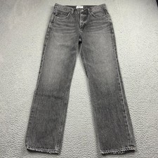 Agolde Valen Jeans Women  s 26 Black Mid Rise Vintage Straight Denim