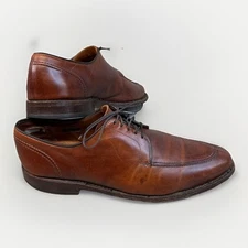 Allen Edmonds LaSalle Men's Leather Brown Split Toe Derby US 10.5 Made in USA