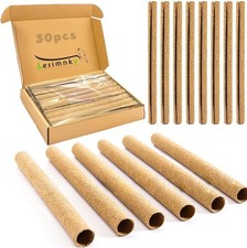 30PCS Birds Perch Covers, Sand for Bird Cage Platform Yellow