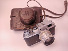 Zorki-3M Sowjetische HF-Kamera 35mm Film LEICA COPY m. Jupiter-8 2/50mm Objektiv