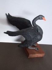 Papo - Wildtiere - Schwarzer Schwan. Mit Rechteck - Sockel.