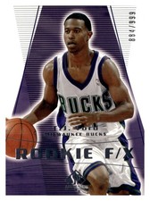 T.J. TJ Ford 2003-04 SP Authentic #133 Short Print Rookie F/X RC /999 Bucks A8